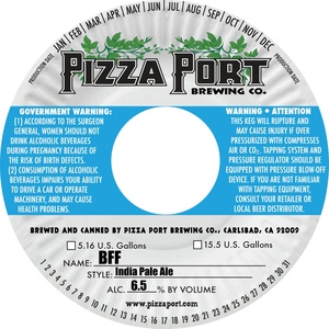 Pizza Port Brewing Co. Bff April 2022