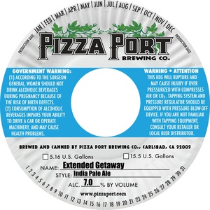 Pizza Port Brewing Co. Extended Getaway April 2022