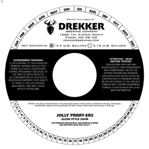 Drekker Brewing Company Jolly Prrrt-ers