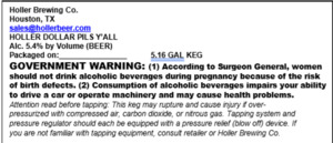 Holler Brewing Co. May 2022