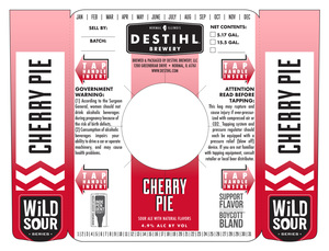 Destihl Brewery Wild Sour Series Cherry Pie May 2022