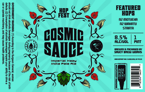 Saucy Brew Works Cosmic Sauce May 2022