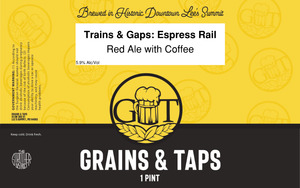 Grains & Taps Trains & Gaps: Espress Rail May 2022