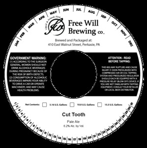 Free Will Brewing Co. Cut Tooth