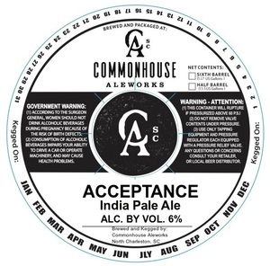 Commonhouse Aleworks Acceptance May 2022