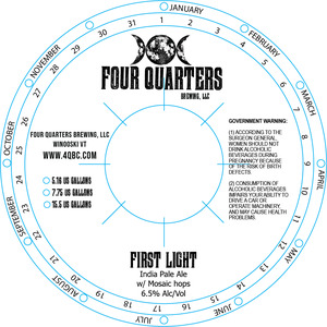 Four Quarters Brewing, LLC First Light