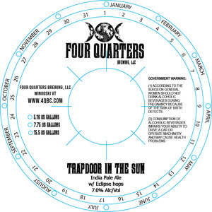 Four Quarters Brewing, LLC Trapdoor In The Sun