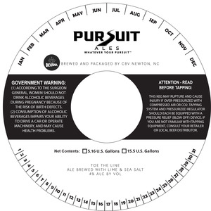 Pursuit Ales Toe The Line May 2022