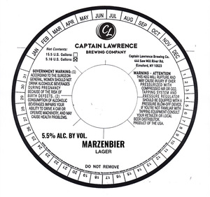 Captain Lawrence Brewing Company Marzenbier May 2022