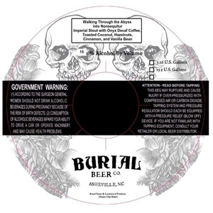 Burial Beer Walking Through The Abyss Into Nonsequitur