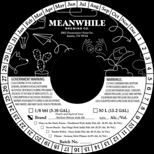 Meanwhile Brewing Co. Peach And Apricot Sour May 2022