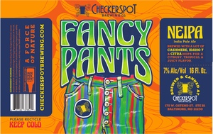 Checkerspot Brewing Fancy Pants Neipa June 2022