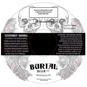 Burial Beer Curious Interactions With Cognitive Dissonance May 2022