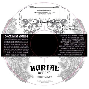 Burial Beer Anno Domini Mmxxii May 2022