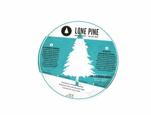 Lone Pine Brewing Company Cranberry Limeade Sparkler May 2022