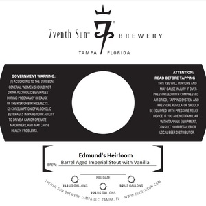 7venth Sun Brewery Edmund's Heirloom May 2022