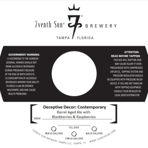 7venth Sun Brewery Deceptive Decor: Contemporary May 2022