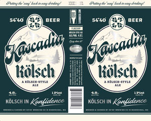 54°40' Beer Kascadia KÖlsch May 2022