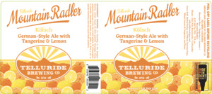Telluride Mountain Radler Tangerine Lemon Kolsch May 2022