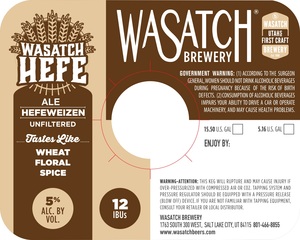 Wasatch Hefe May 2022