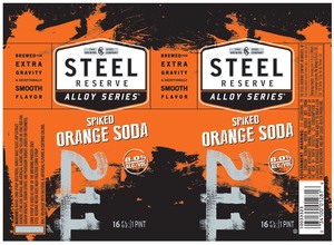 Steel Reserve Spiked Orange Soda