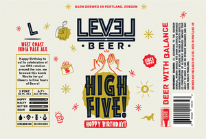 Level Beer High Five! May 2022