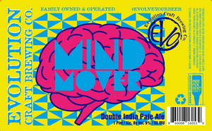 Evolution Craft Brewing Company Mind Mover Double India Pale Ale May 2022