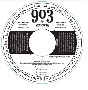 903 Brewers Magic Bar Flavored Stout May 2022