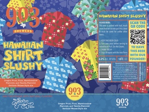 903 Brewers Hawaiian Shirt Slushy June 2022