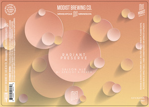 Modist Brewing Co Radiant Preserve May 2022