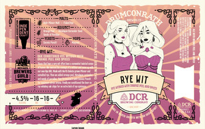Drumconrath Brewing Co. Rye Wit Rye Witbier With Orange Peel And Spices