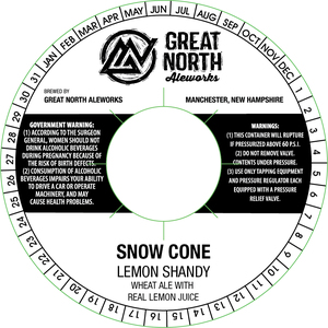 Great North Aleworks Snow Cone