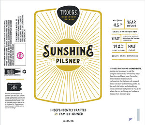 Troegs Independent Brewing Sunshine Pilsner June 2022
