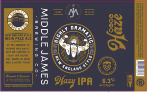 Middle James Brewing Co Highly Dramatic V.17 June 2022