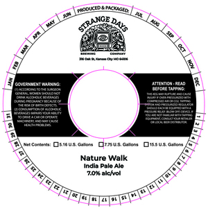 Strange Days Brewing Co. Nature Walk June 2022