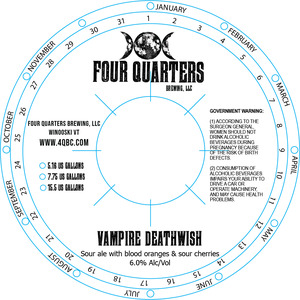 Four Quarters Brewing, LLC Vampire Deathwish