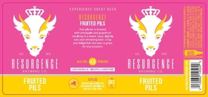 Resurgence Brewing Co Fruited Pils August 2022