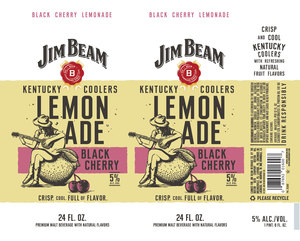Jim Beam Kentucky Coolers Black Cherry Lemonade September 2022