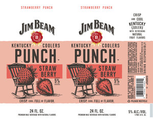 Jim Beam Kentucky Coolers Strawberry Punch September 2022