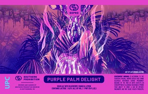 Southern Prohibition Brewing Purple Palm Delight August 2022