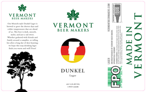 Vermont Beer Makers Dunkel Lager August 2022