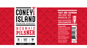 Coney Island Brewing Company Mermaid Pilsner August 2022