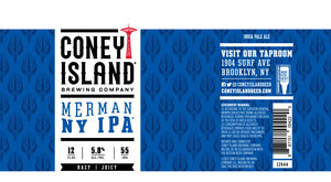 Coney Island Brewing Company Merman Ny IPA August 2022