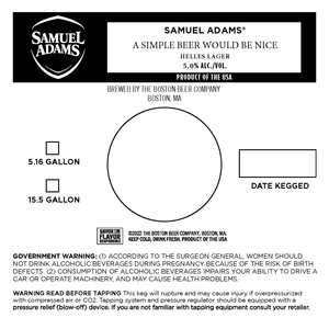 Samuel Adams A Simple Beer Would Be Nice August 2022