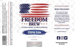 Freedom Brands Ultra Lite September 2022