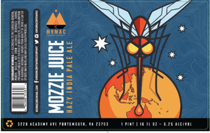 Momac Brewing Company Mozzie Juice Hazy India Pale Ale August 2022