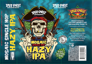 Lost Coast Brewery Lost Coast Mosaic Single Hop Hazy India Pale Ale September 2022