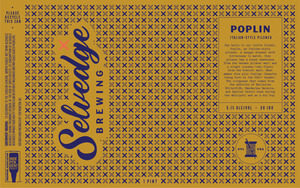 Selvedge Brewing Poplin Italian Style Pilsner September 2022