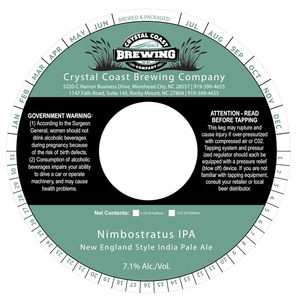 Crystal Coast Brewing Company Nimbostratus IPA