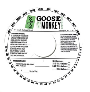 Goose And The Monkey Brewhouse Perfect Blend Lex-coast India Pale Ale